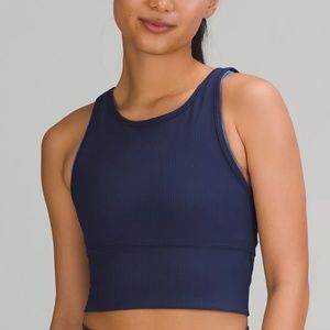 lululemon Power Pivot tank - night sea